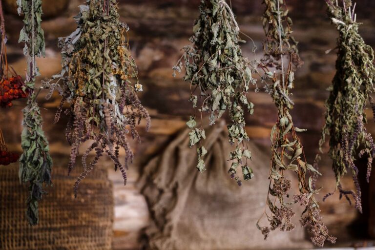 Dried Herb Bundles for Drawer and Closet Scent - Making It Myself